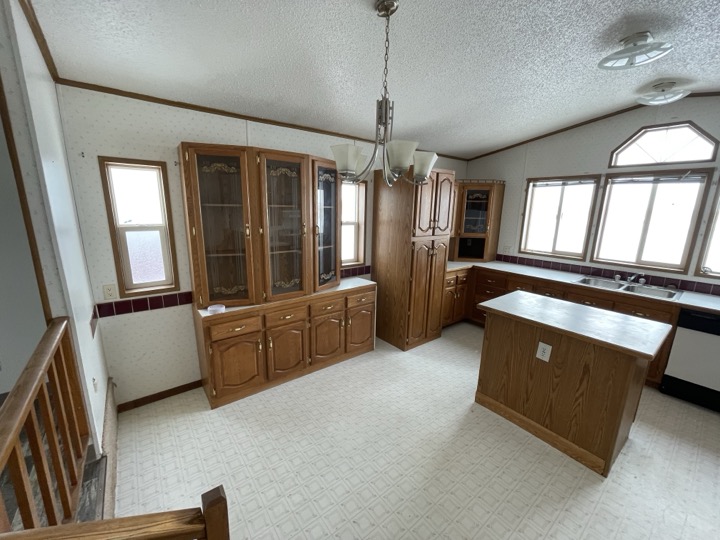 Kitchen and dining area